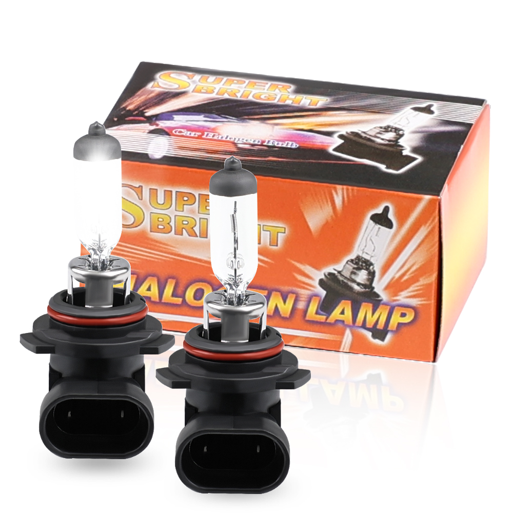 2 uds H8 H11 9005/HB3 9006 12V 55W luz transparente 4300k bombillas blancas cálidas faros de coche lámparas halógenas fuente de estacionamiento: Azul oscuro