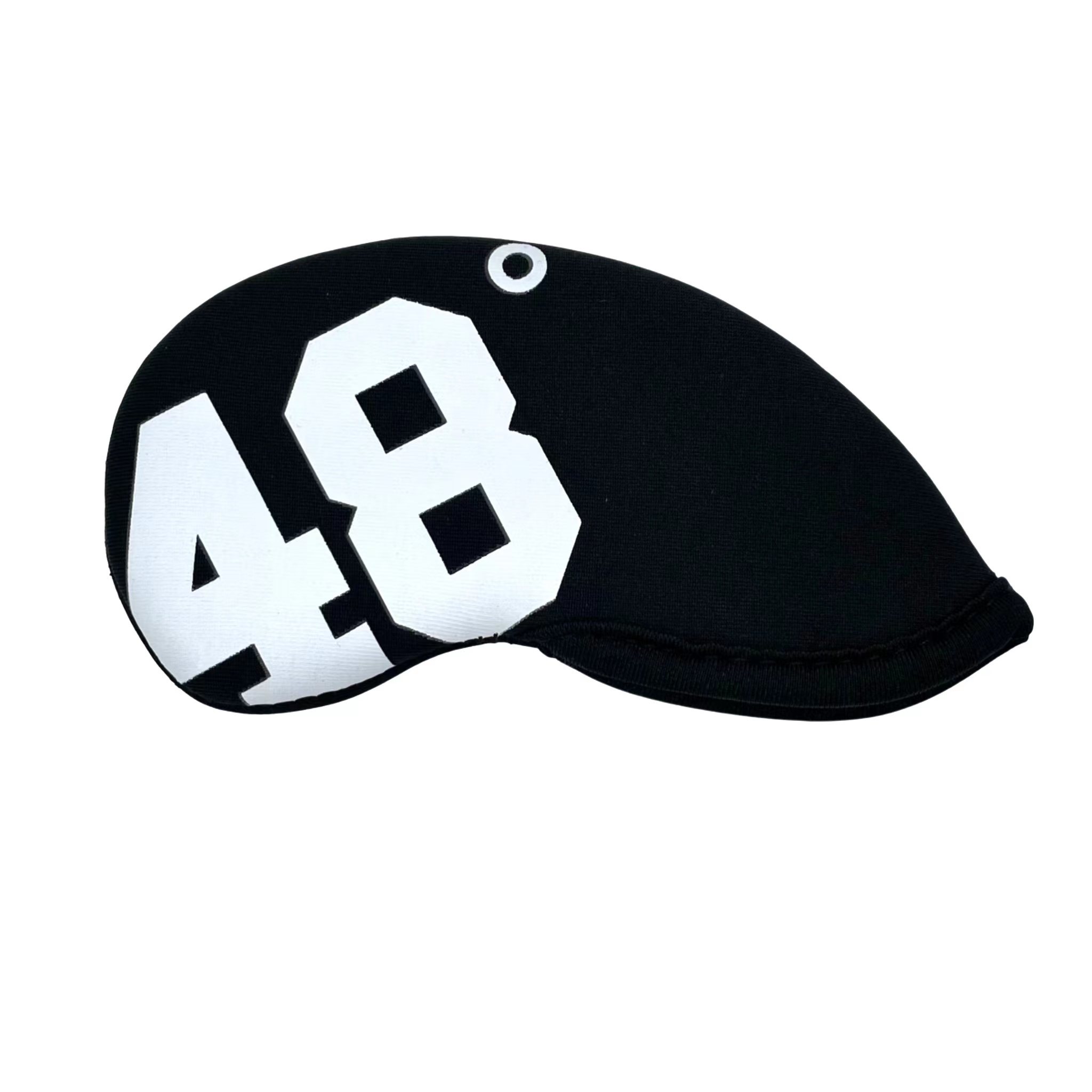Cubierta de cabeza de palo de Golf, cuña de arena Simple, impresión de 48 °-60 grados, cubiertas de hierros, Protector de cabeza de hierro, accesorios de Golf, 1 unidad: Gris claro
