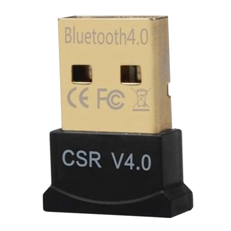 Usb Bluetooth Adapter 4.0 Bluetooth Audio Receiver CSR4.0 Bluetooth Adapter Ondersteuning Voor Win8/10: Default Title