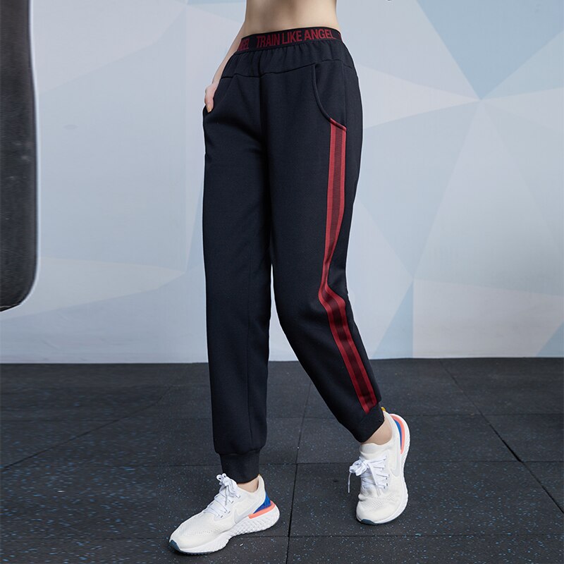 Vansydical joggingbyxor dam kashmir sportbyxor andas varma tröjbyxor kvinnlig löpträning fitness gymbyxor: Fbf 9441 / S