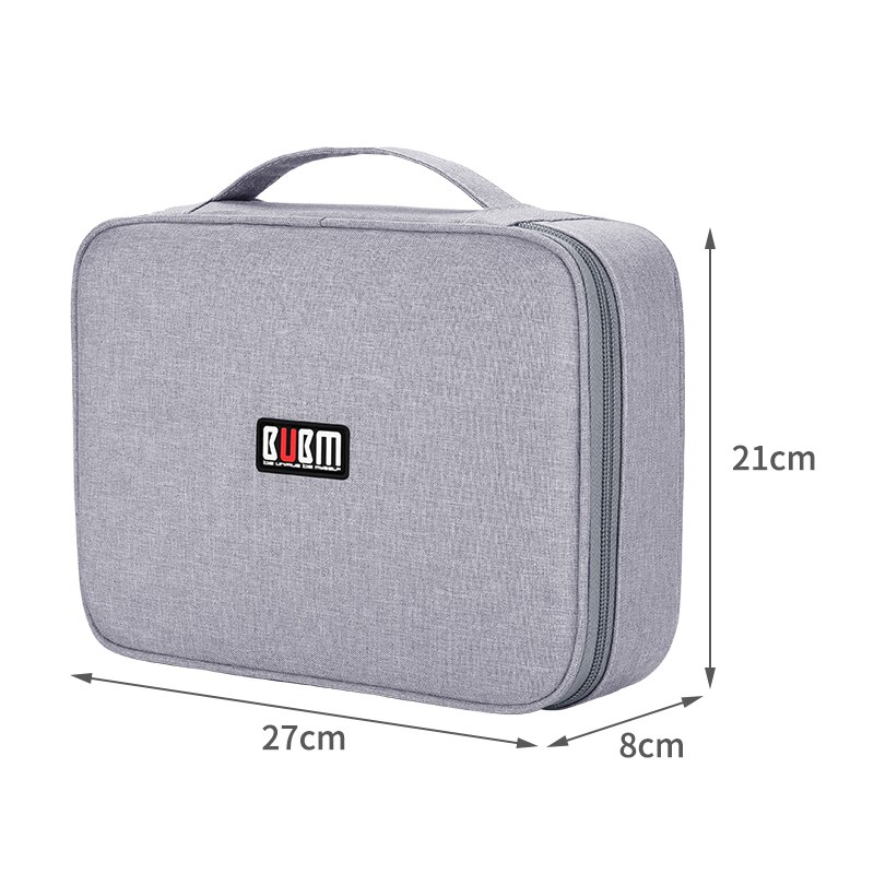 BUBM Multi-function Cable Organizer Bag Cable Storage Bag Earphone Gadget Travel Storage Data Cable Organizer