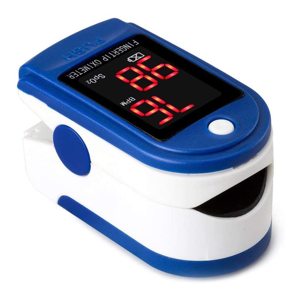 Digital Finger Pulse Oximeter OLED Blood Oxygen Heart Rate Health Diagnostic Monitor Tool Finger oximeter portable oximetro: Blue 1 colors