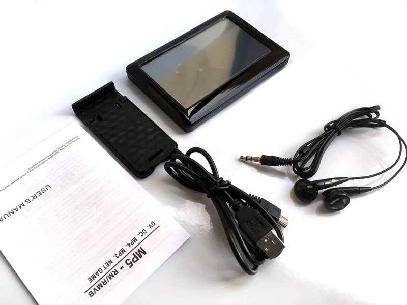 HD Touch Digitale MP4 Player 8GB Build-in Lautsprecher 4,3 Zoll Bildschirm MP4 Player Unterstützung Av Out Recorder 30 sprachen MP5 P402