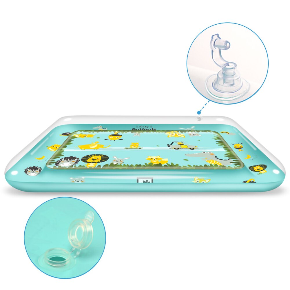 Ontwerpen Baby Kids Water Spelen Mat Tummy Tijd Baby Playmat Peuter Voor Baby Activity Play Center Opblaasbare Activiteit
