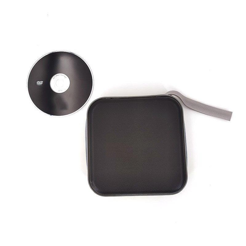 Portable 36pcs Disc CD DVD Wallet Storage Organizer Case Boxes Holder CD Sleeve Hard Bag Album Carry Pouch Bag with Zipper