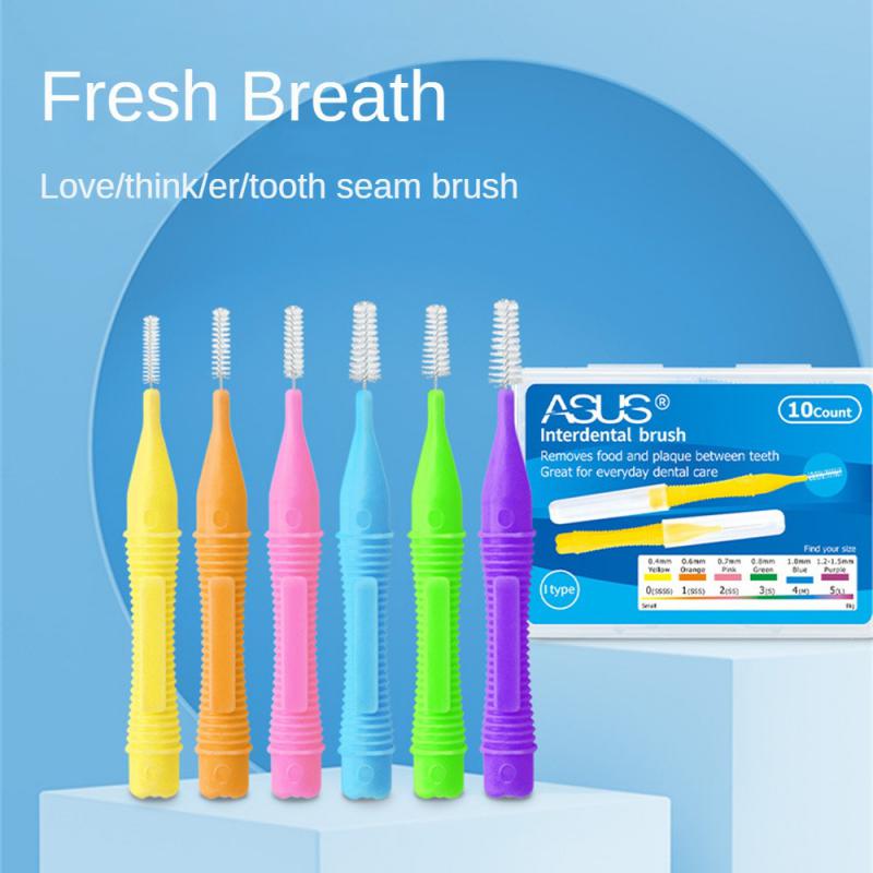 Mondverzorging Push-Pull Interdentale Borstels Orthodontische Draad Tandenborstel Geïmporteerd Kaliber 0.4-1.0Mm Gratis Shippingbox Borstels