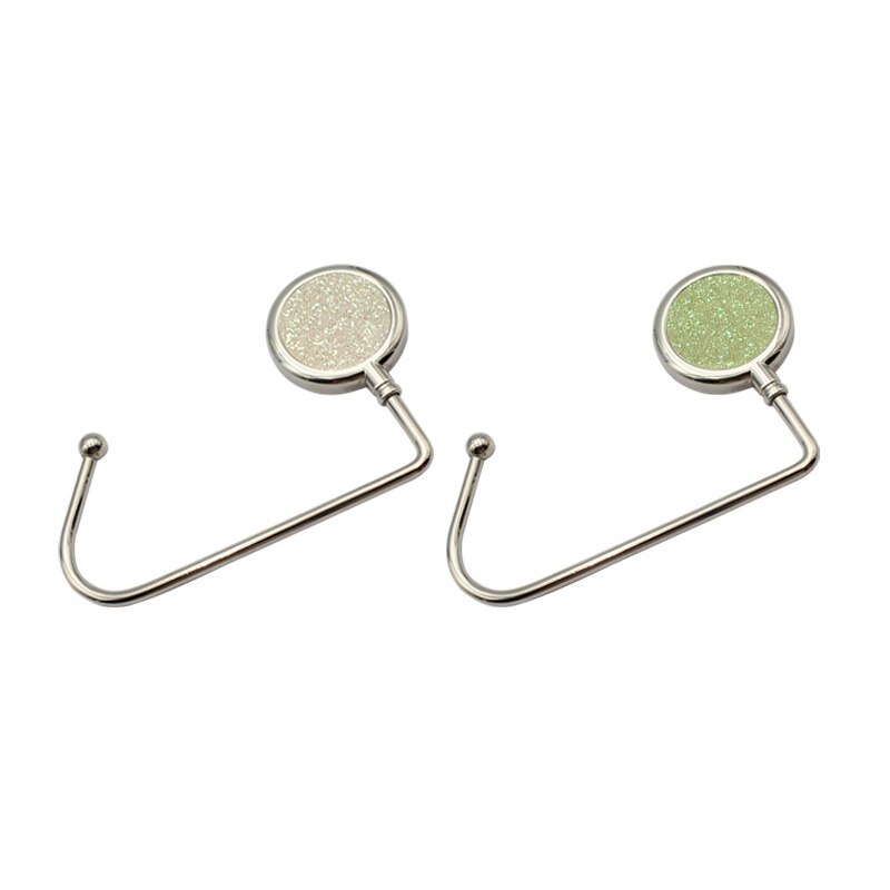 Bag Hook Portable Table Purse Bag Hook Hanger Holder Classroom Multi Purpose Table Portable Hole Free Hanging Bag Buckle