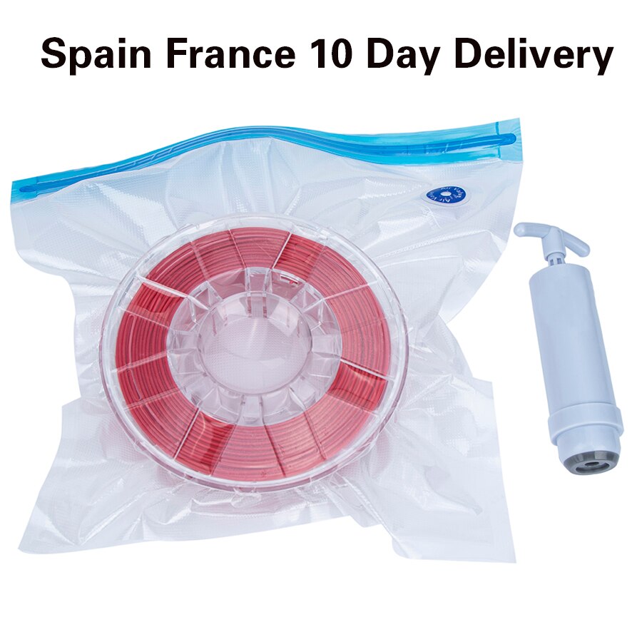 Bolsa de almacenamiento al vacío para impresora 3D, filamento PLA ABS, secador de filamentos, bolsas de sellado resistentes a la humedad que mantienen el filamento seco