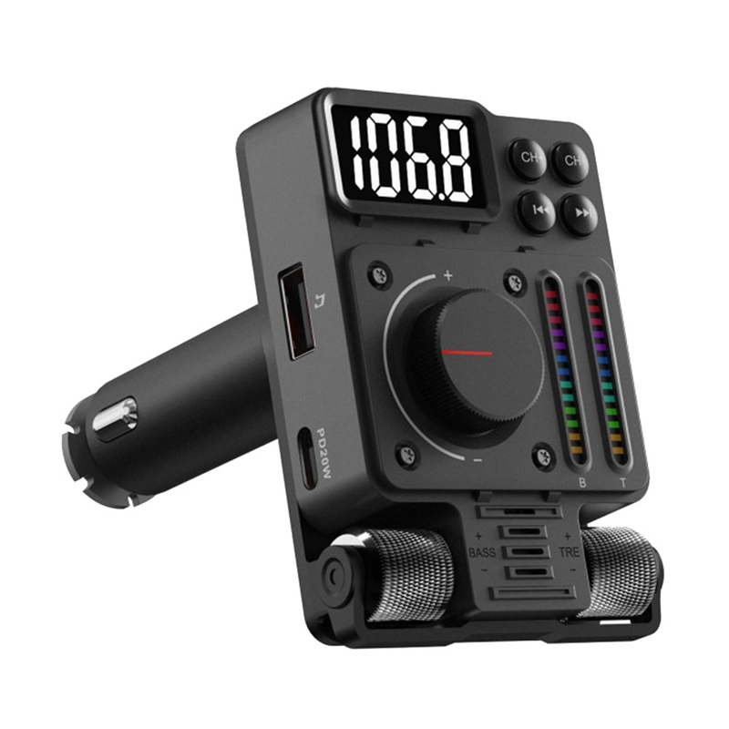 1 PCS HIFI Treble And Bass Equalizer Car Bluetooth FM Transmitter Car Accessories B