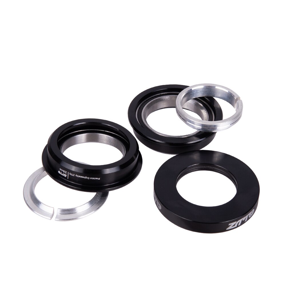Ztto Fiets Headset Steering ZS44 Headset 44mm1-1/8 28.6Mm Rechte Buis Cnc Mountainbike Semi-Geïntegreerde Vouw fiets Lager