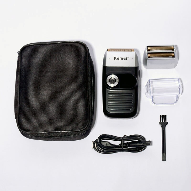 Shaver Hair Cleaning Shave Shaper Foil Electric Shaver Head Shaving Machine Rotary Motor Electric Razor For Men