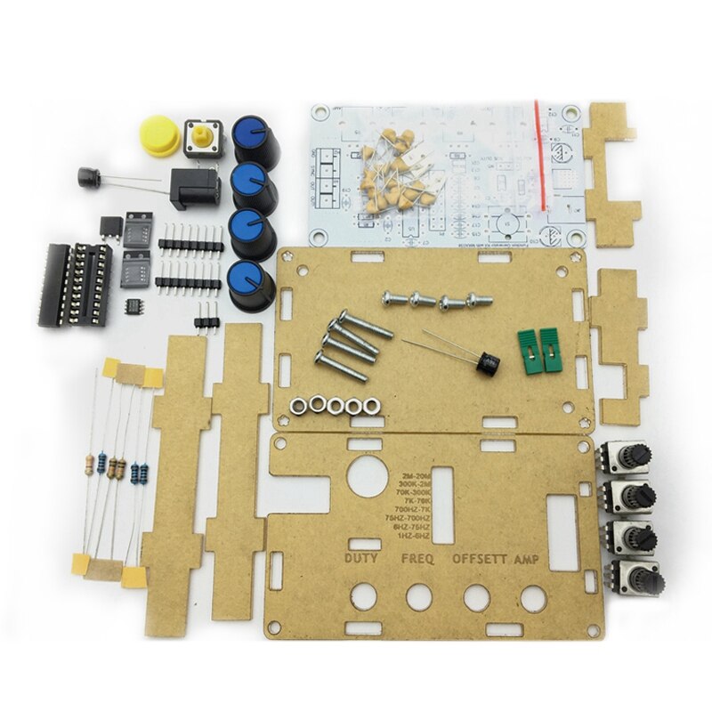 Max 038 signalgenerator diy kit 1hz-20 mhz funktionsgenerator höghastighets op-amp generator sinus / rektangulär / sågtand: Default Title