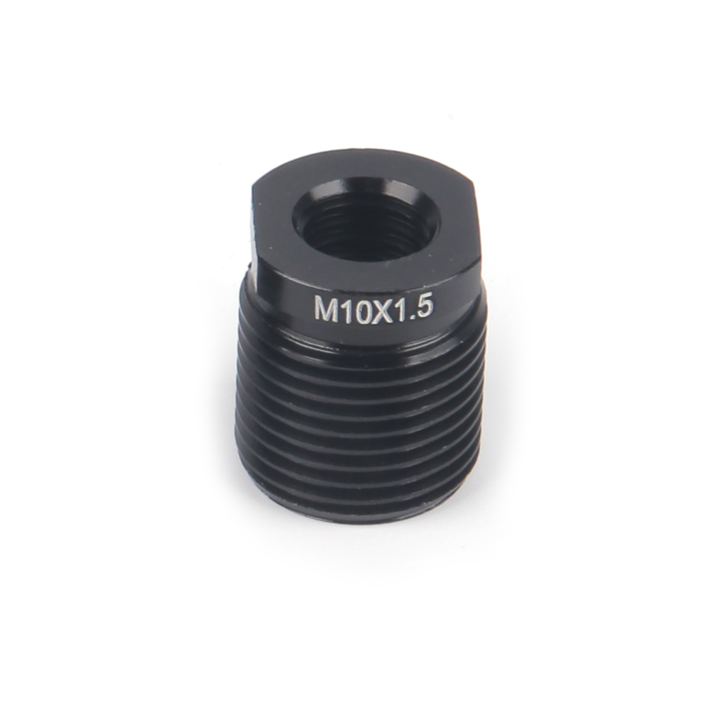 aluminum alloy shift knob adapter with inside thread M8*1.25/M10*1.25/M10*1.5/M12*1.25 for universal knob: black