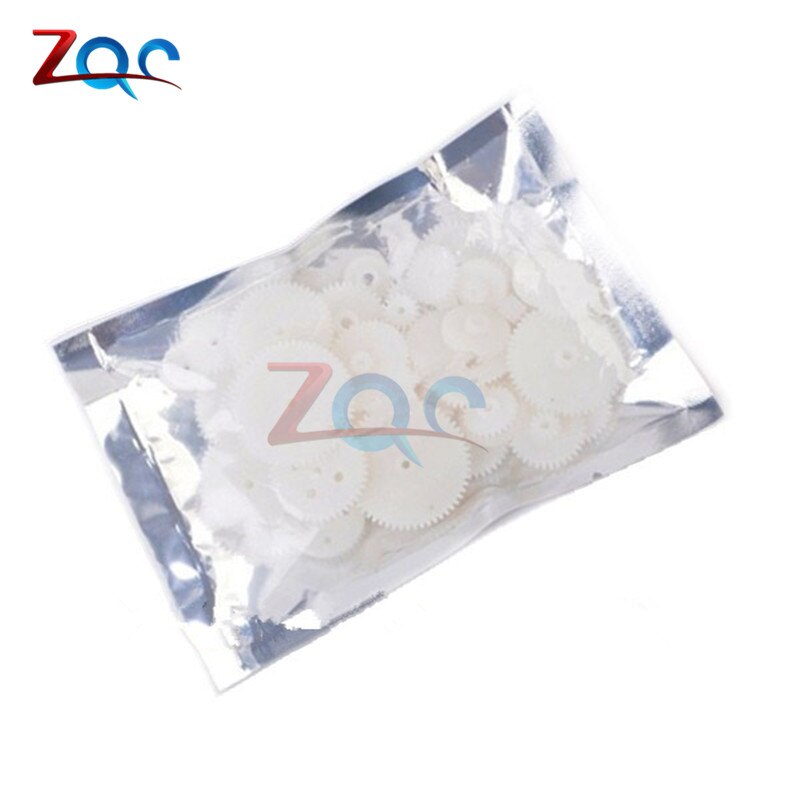 58 stili ingranaggi in plastica ruote dentate tutto il modulo 0,5 parti del robot fai da te necessarie