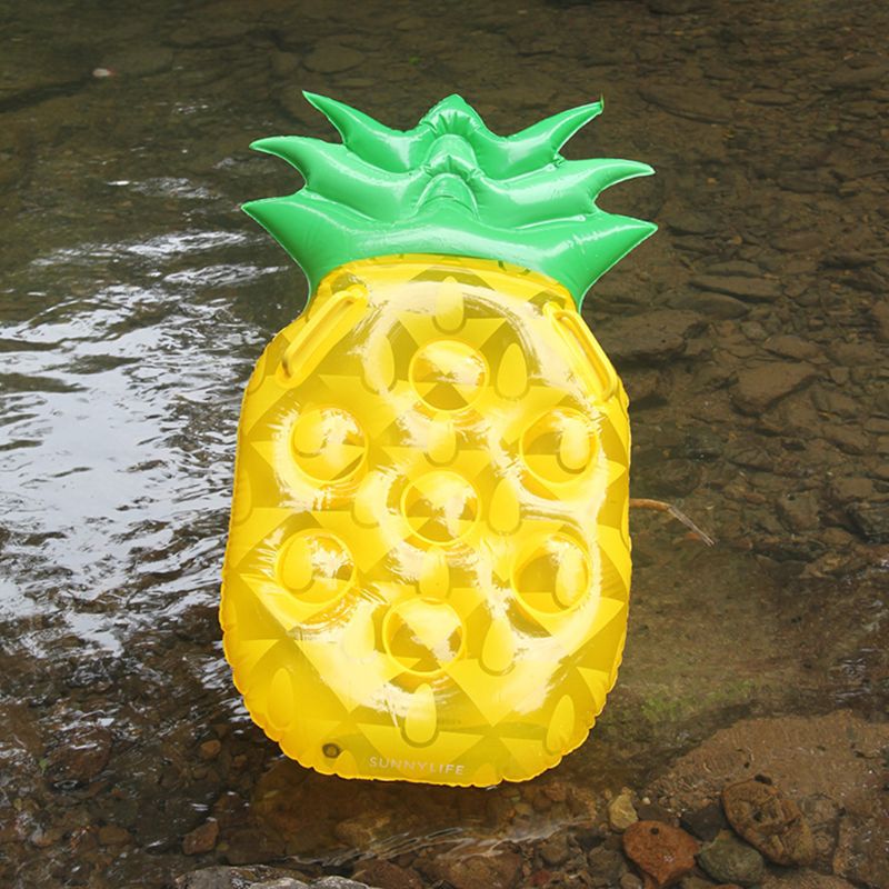 Inflatable Pool Float Pineapple Sun Summer Beach Party Lounge Raft for Kid Adult Inflatable Pool Float