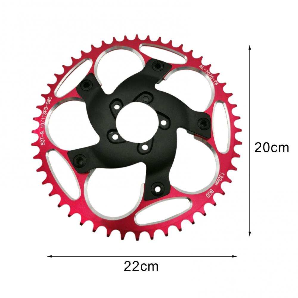Bicycle 50T/52T/54T/56T/58T/60T Chain Wheel Sprocket Crank for Bafang Motor BBSHD 130BCD Bike Parts Chain Wheel