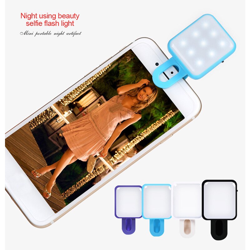 Fotografie Licht Led Licht Invullen Mobiele Telefoon Externe Zelfontspanner Vullen Licht Schoonheid Flash Ring