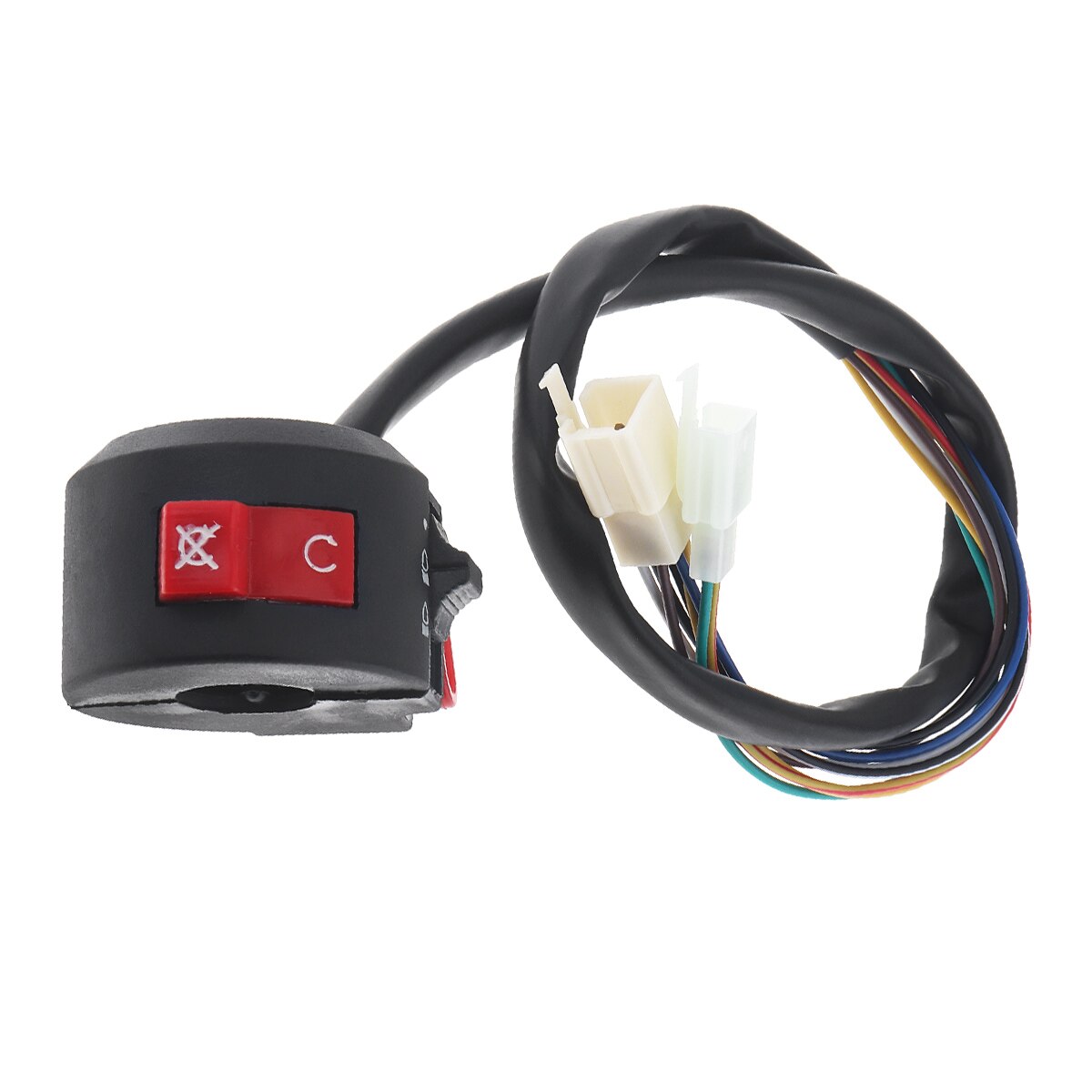 Motorcycle Switch 22MM Handlebar Electric Fog Light Start Steering Wheel Control Switch for 110CC Motorcycle ATV Motorbile