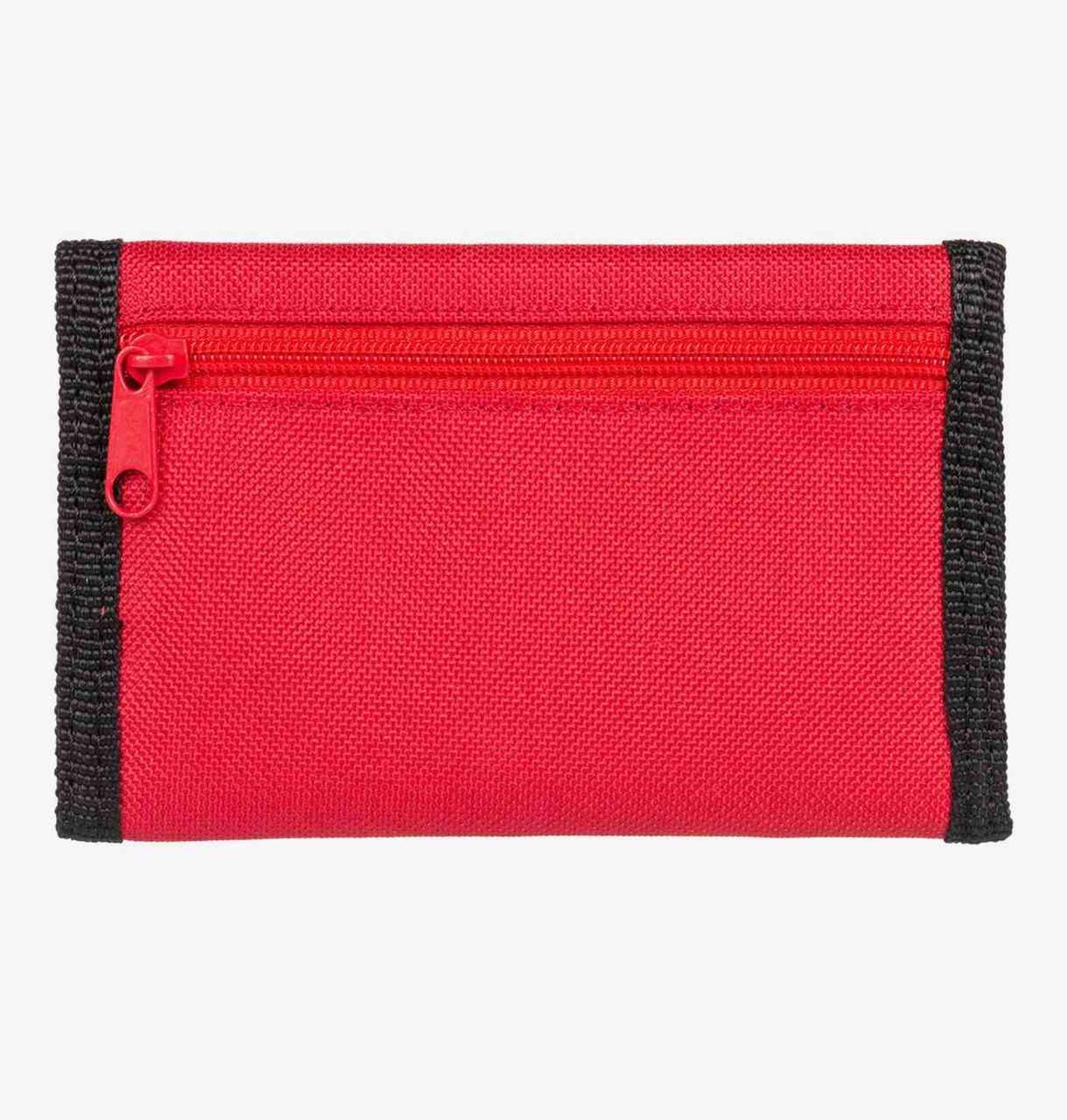 Portefeuille Triple lame-DC Shoe Co-Tissu Ripstop rouge