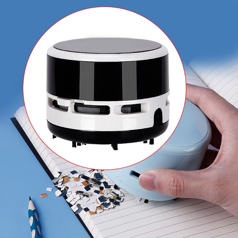 Mini Desk Table Top Vacuum Cleaner Electric Hand Held Cute Tabletop Dust Sweeper USB Rechargeable for Office Car Home