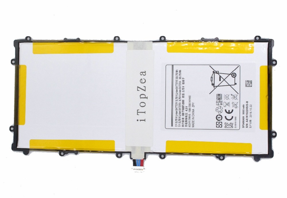 Itopzea 1X9000Mah SP3496A8H Vervangende Batterij Voor Samsung Google Nexus 10 GT-P8110 P8110 HA32ARB Tablet Batterijen