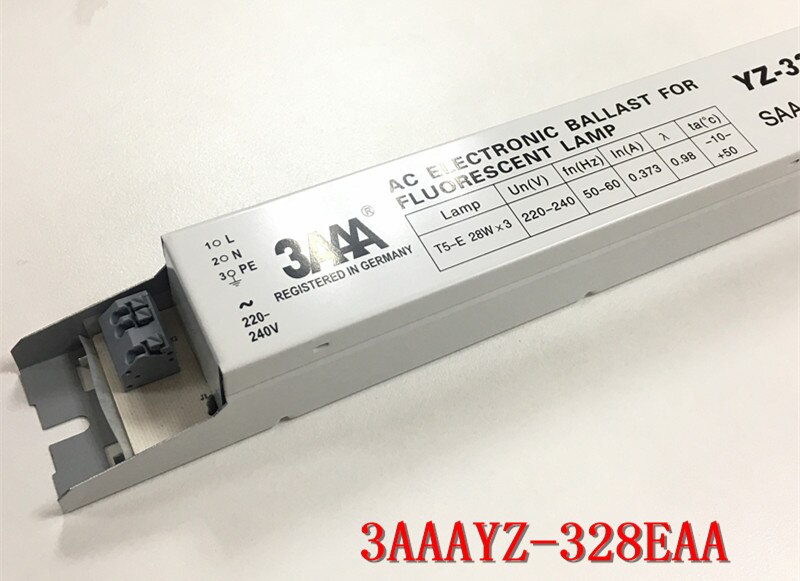 3AAA YZ-328EAA T5 28W fluorescent tube special electronic ballast one to three rectifier