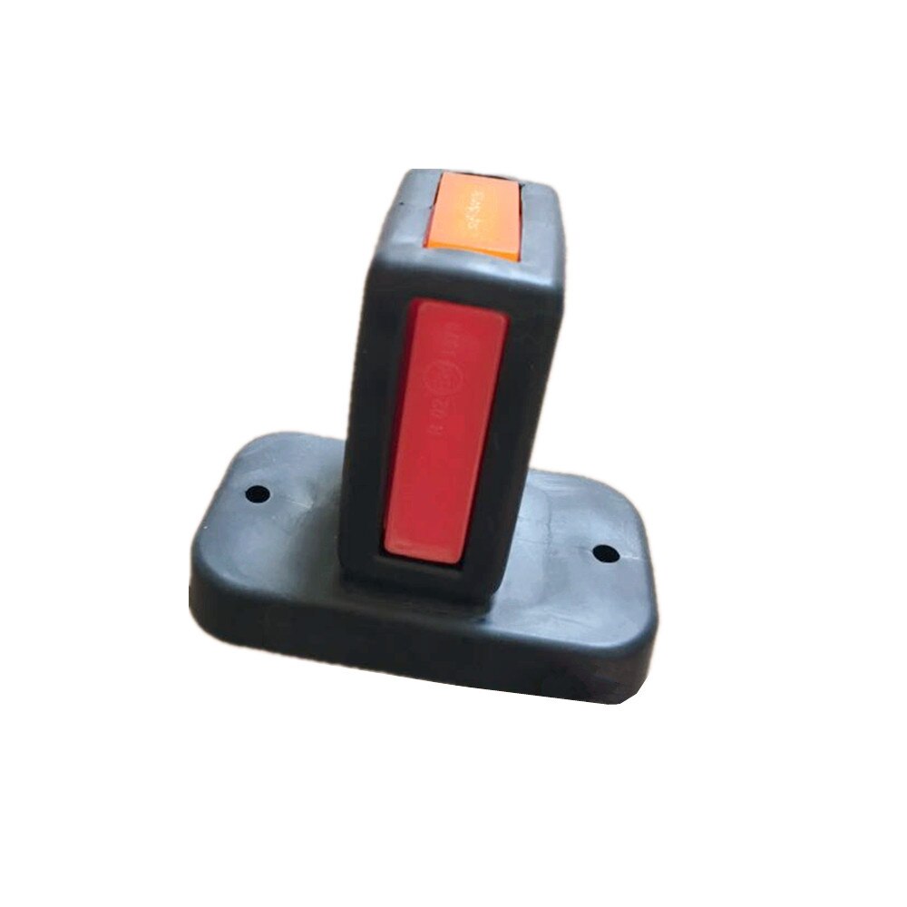 Lámpara LED de 3 caras para coche, camión, remolque, caravana, luz lateral de contorno, luces externas, 12-24V, ámbar color rojo y blanco, 1 par