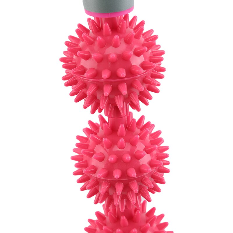 Yoga Massage Shaft Gym Muscle Massage Roller Body Relax Tool With Point Spiky Trigger Point Stick Ball