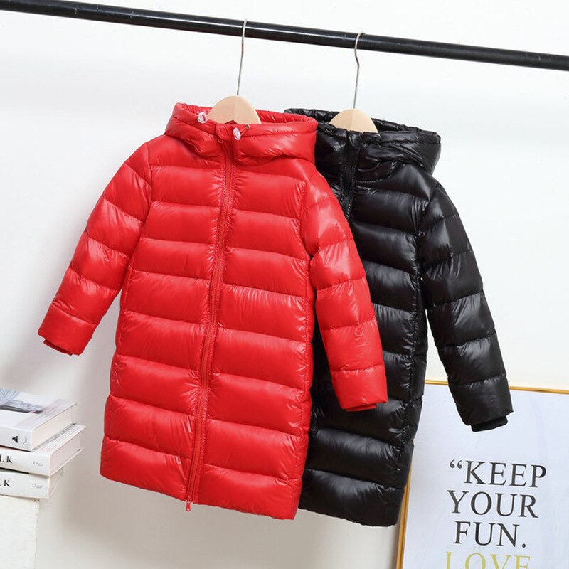 Kids Meisjes Jas Kleding Kinderen Donsjack Jongens En Meisjes Tiener Baby Herfst Winter Lange Hooded Warme Jas Bovenkleding