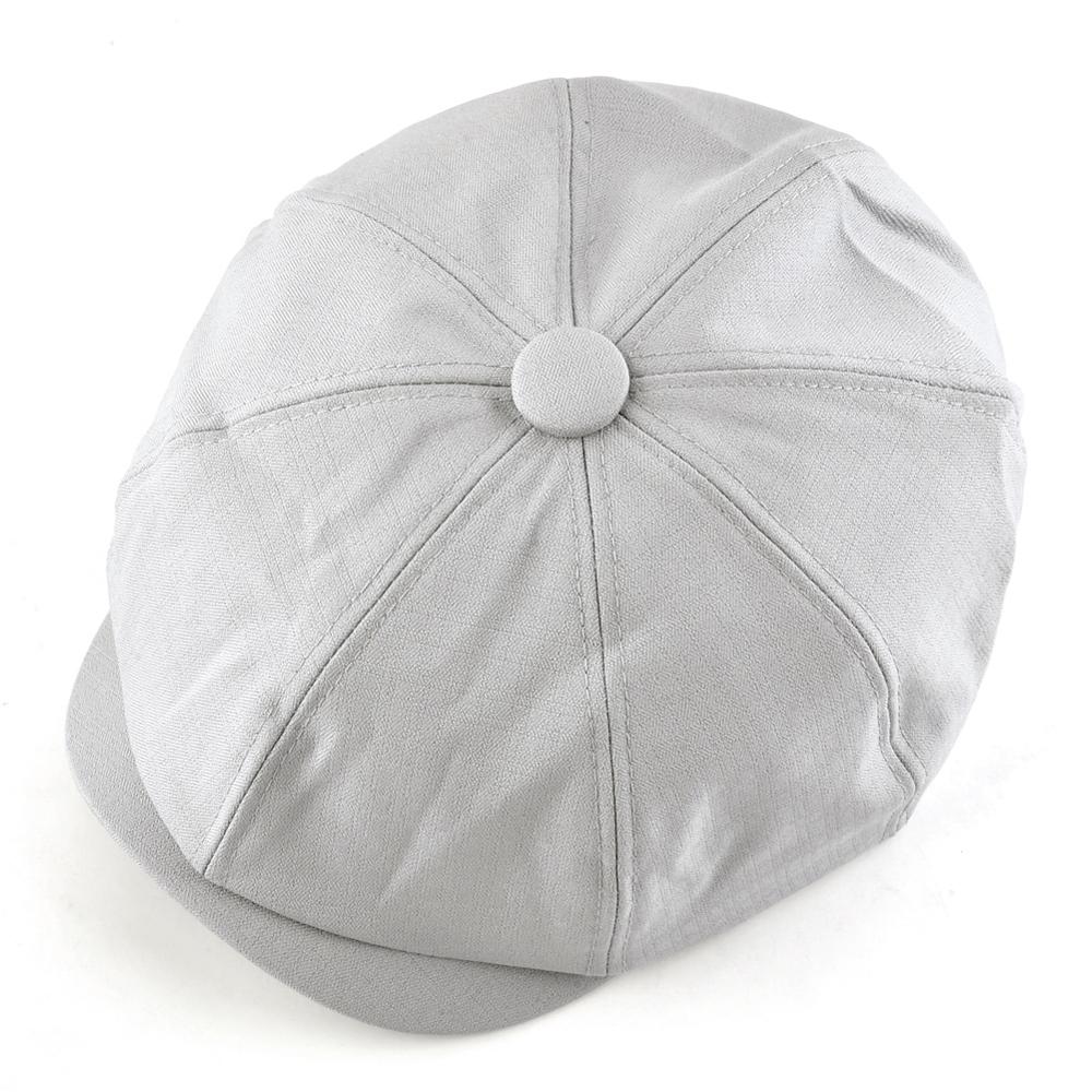 Gorra de newsboy para hombre y mujer, gorro plano de estilo vintage, gatsby, octogonal, color negro, para otoño