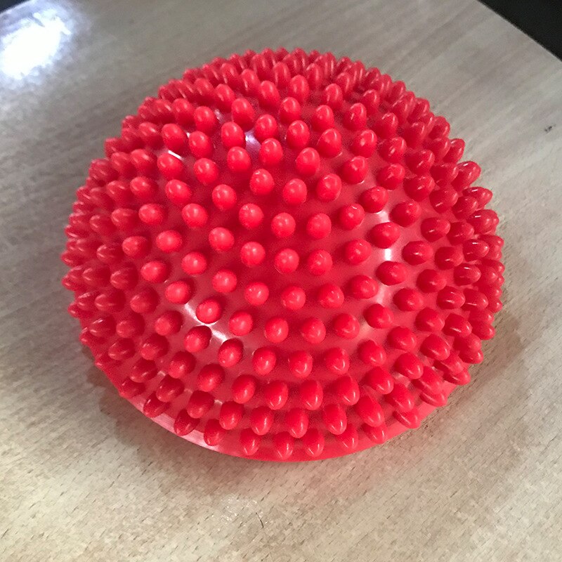 Palla da yoga da 16cm punto di massaggio gonfiabile in PVC mezza misura palla equilibrio allenatore stabilizzatore palestra Pilates palla di bilanciamento fitness