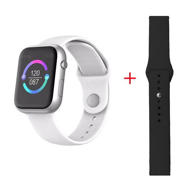 696 sx16 slimme horloges voor mannen, voor apple watch, hartslagmeter, bloeddrukmeter, zuurstofmeter, fitnessmeter,  ip67 waterdichte slimme armbanden: S voeg zwarte band toe