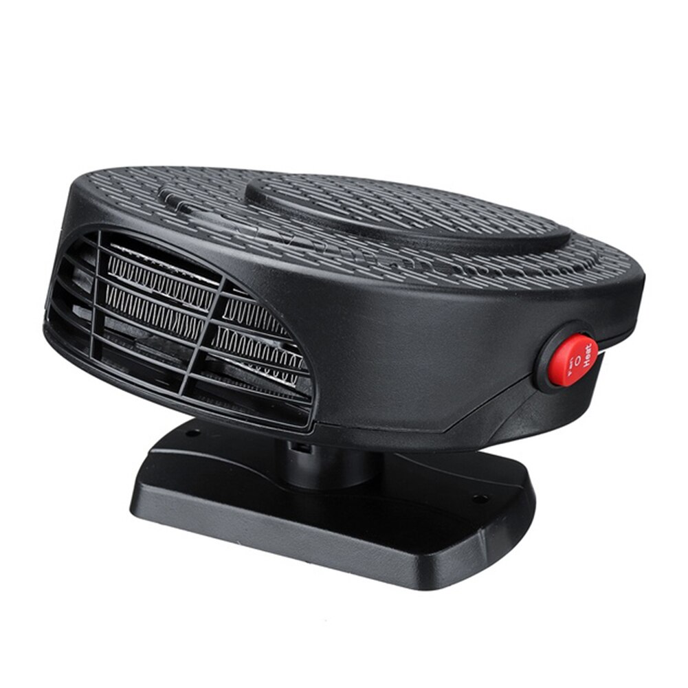 12/24V 150W 360 Degree Rotating Bracket Portable Car Truck Van Fan Heater Windshield Window Demister Defroster Energy Saving
