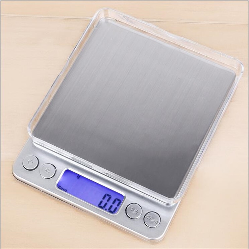 Kitchen Scale with 2 tray Digital Food Scale 6 units conversion 0.1garm Accurate Measurement LED Display