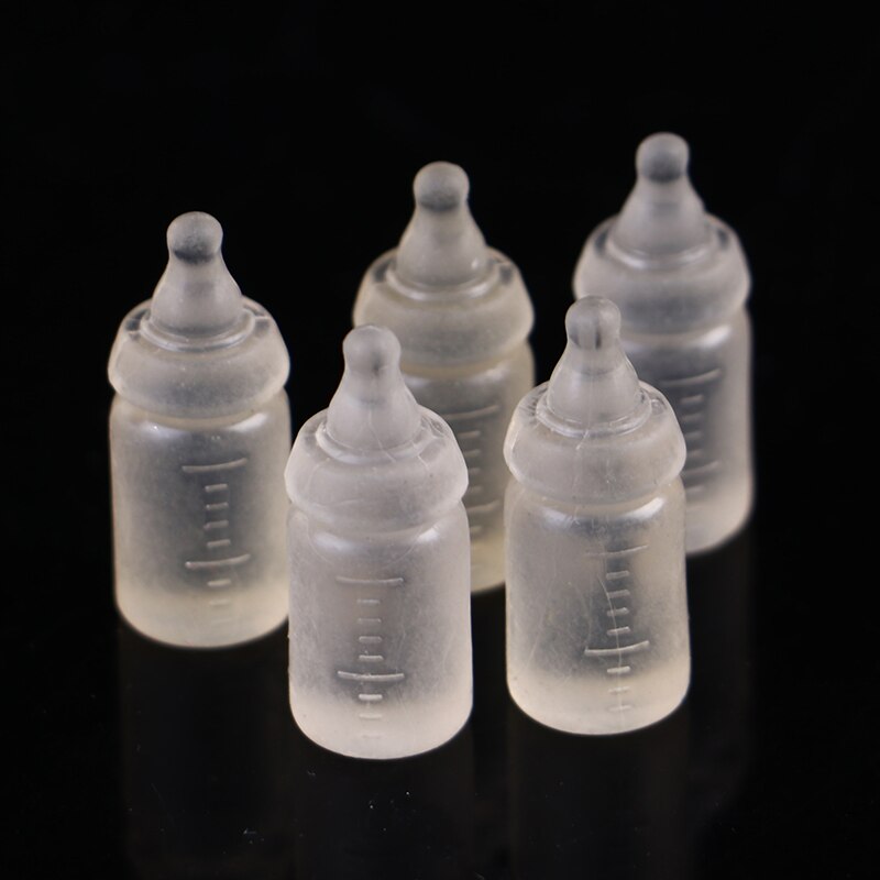 5 sztuk 1:12 domek dla lalek miniaturowe mini butelka mleka butelki robić karmienia zabawki symulacyjne