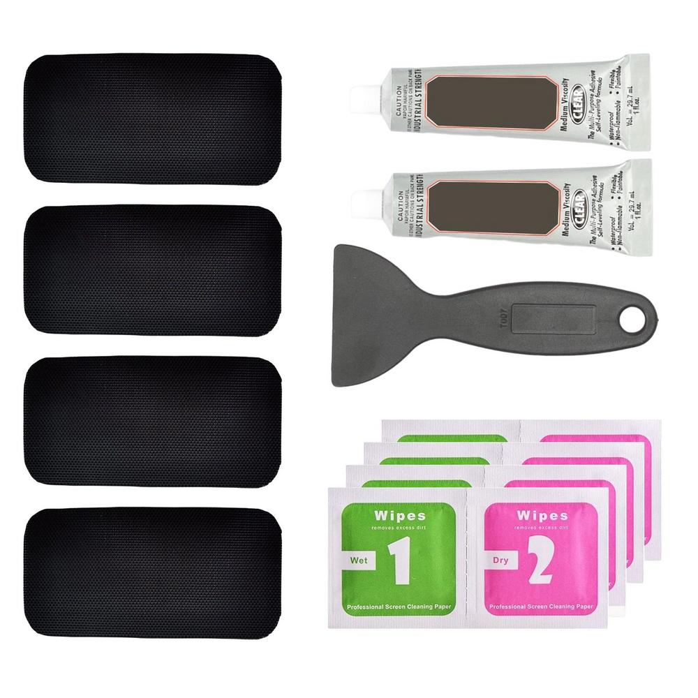 20X10CM Trampoline Patch Repair Kit Glue On Patches Repair Trampoline Mat Tear Or Hole Complete Set Including Patch: Default Title