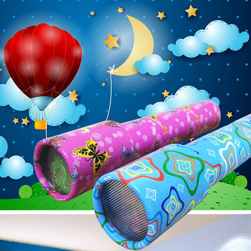 Vintage Rotation kaléidoscope jouets pour enfants 20 cm magie fantaisie coloré monde jouets enfants sens développement jouets éducatifs