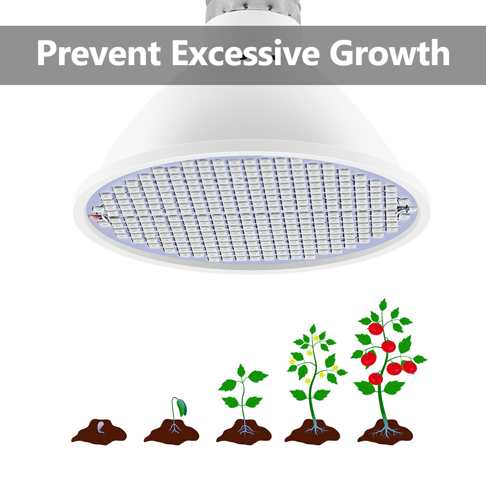 126/200/300 LEDs LED Grow Light Bulb for Indoor Plants Red&amp;Blue Spectrum Plant Light Bulbs E27 Seedlings Hydroponic Growing Lamp