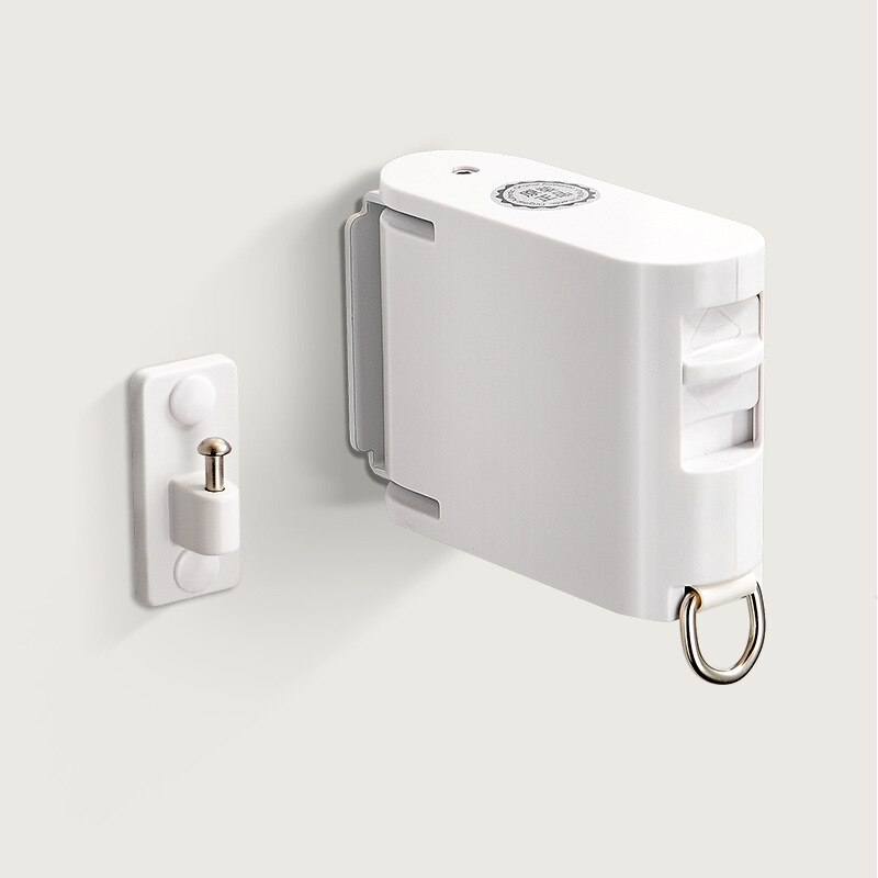 Support de séchage rétractable pour linge, corde de séchage en acier inoxydable de 4.2M, ne nécessite pas de perçage, rangement du linge