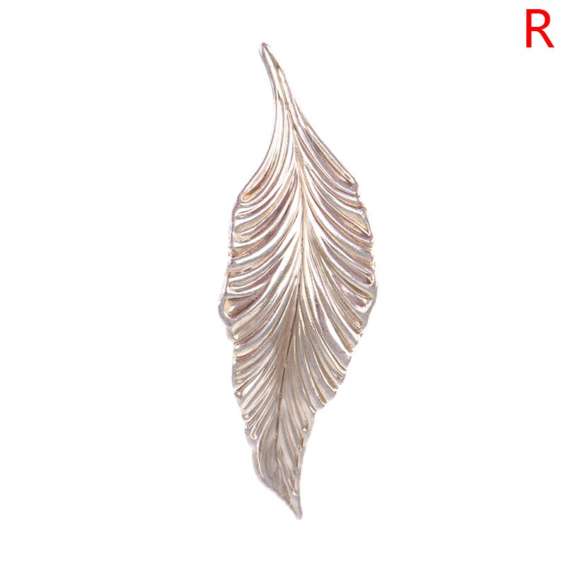 Sliver Gold Boom Blad Koper Meubilair Keuken Handles Kabinet Knop Voor Garderobe Lade Woonaccessoires: SVR