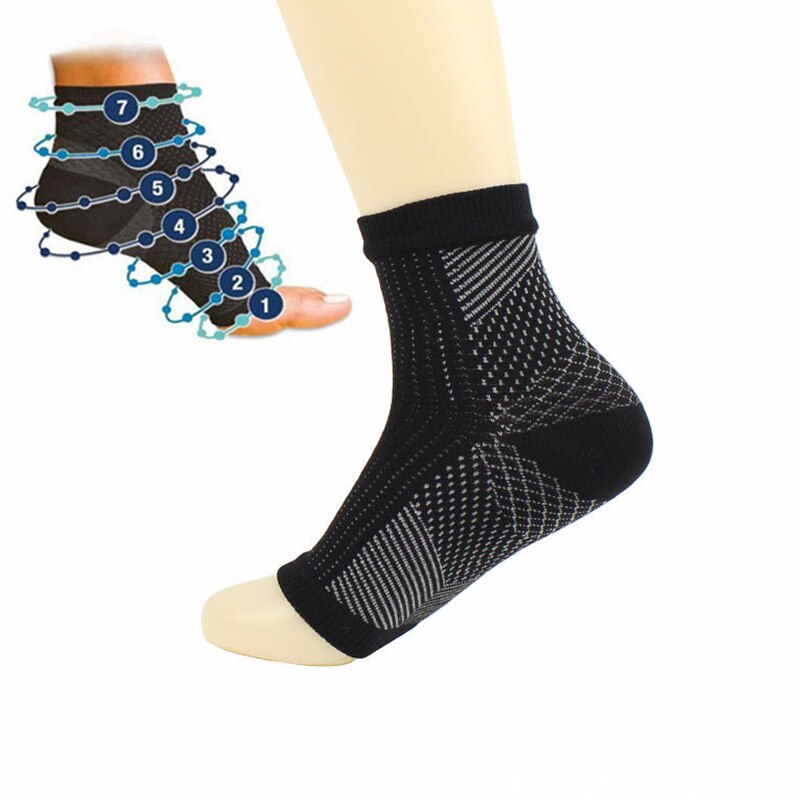 Sports Safty Foot angel anti fatigue compression foot sleeve Ankle Support Running Cycle Basketball Sports Ankle Brace Sock