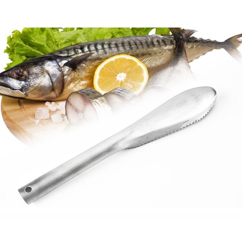 Vis Schoonmaken Mes Skinner Vis Huid Schraper Rvs Schubben Vissen Reiniging Remover Keuken Gadget Koken Gereedschap
