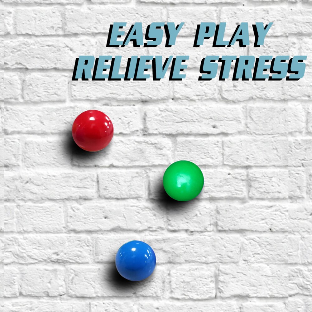 Cut Fun Squeeze Toys Sticky Balls Hand Wrist Exercise Kids Toys Catch Throw Ball Anti Stress Ceiling Wall Suction Balls for Kids