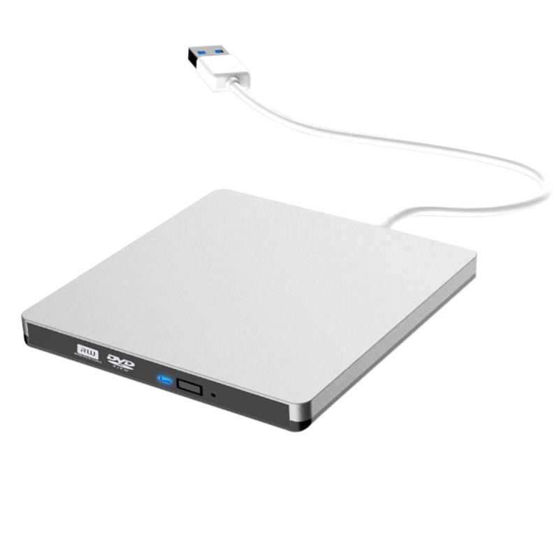 External CD DVD Drive USB 3.0 Ultra Thin DVD Player CD Burner for Laptop Mac Desktop WINXP WIN7 / 8/10 MAC OS VISATA: Default Title