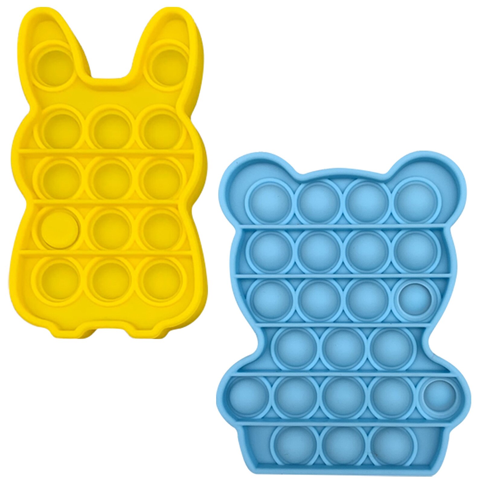 Popit Fidget Speelgoed Push Bubble Fidget Zintuiglijke Speelgoed Autisme Speciale Behoeften Stress Reliever En Verhogen Focus Zachte Anti-Stress speelgoed: 2PC K