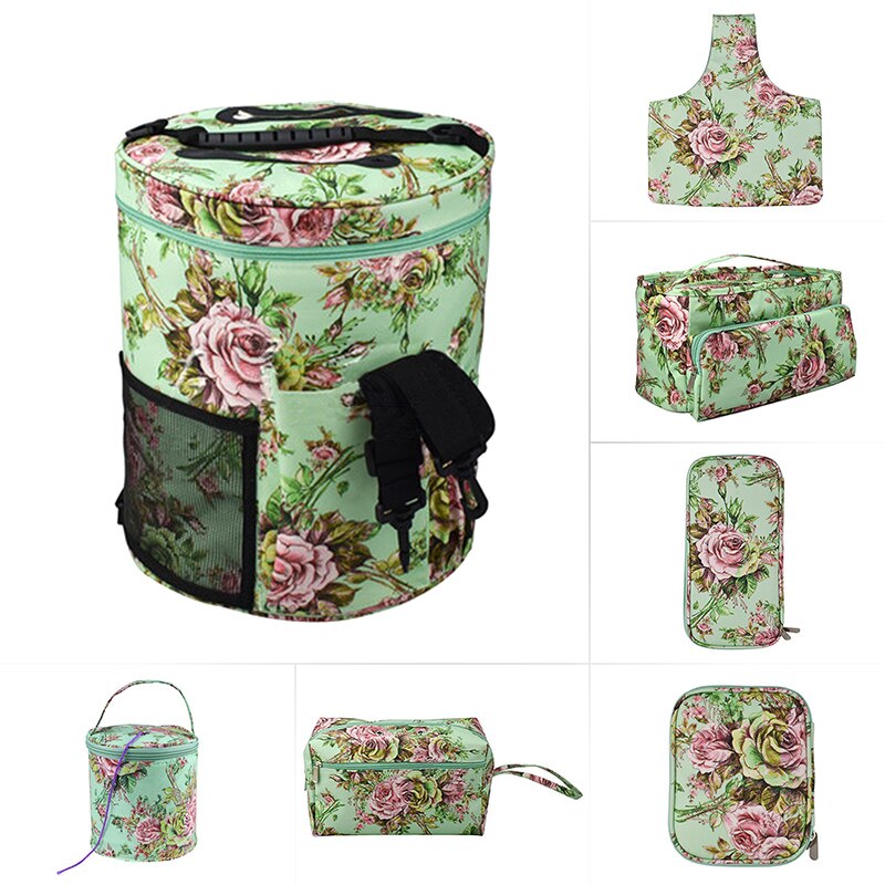 Fil à tricoter laine sac de rangement pour Crochet crochets aiguilles à tricoter fil à coudre Kit tricot sac de rangement pour fil