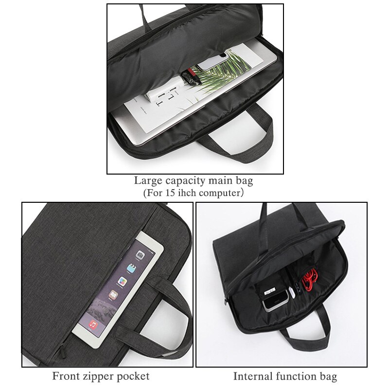 Teczka męska prawnik biznes torebka mężczyzna torebki biurowe dla kobiet organizator torba na dokumenty na laptopa 15.6 przechowywanie przedmiotów A4