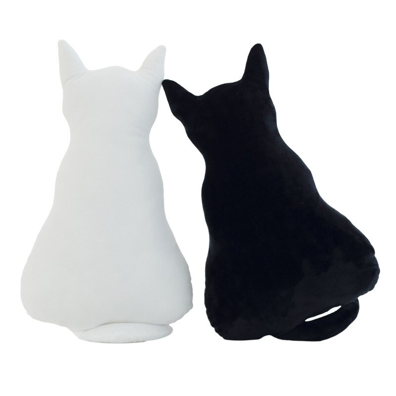 Pelúcia volta sombra gato brinquedos para cama reclinável cadeira assento almofada presente para amigos
