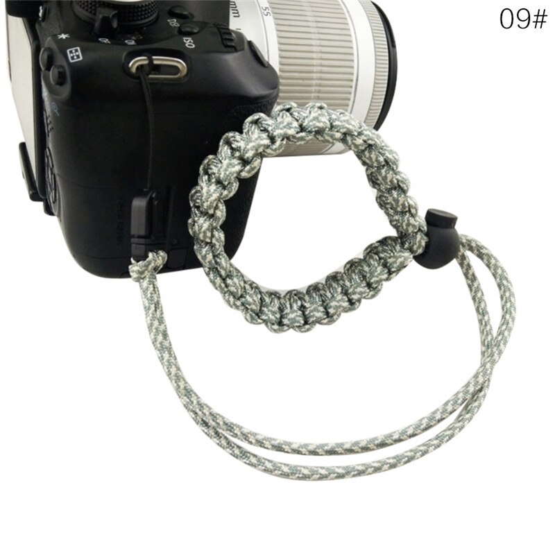 Universal kamera håndledsrem til dslr håndlavet faldskærmsreb kamera armbånd kamera tilbehør