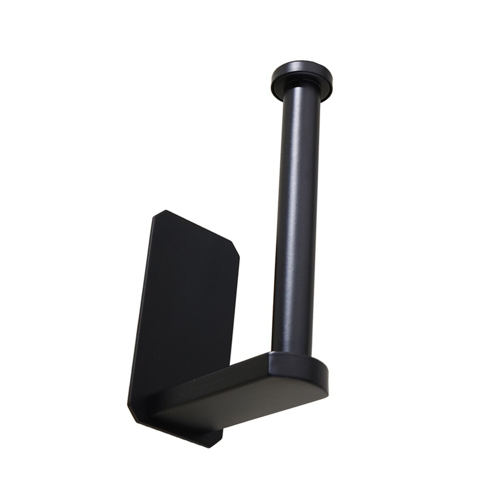 No-Drill Self Adhesive Toilet Paper Holder Stainless Steel Bathroom Kitchen Roll Paper Accessory Tissue Towel Rack Metal Holders: B style